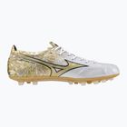 Scarpe da calcio da uomo Mizuno Alpha Japan AG bianco/oro/nero