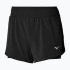 Pantaloncini da corsa da donna Mizuno 2in1 4.5 nero