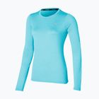 Maglietta Mizuno Impulse Core LS a manica lunga da donna, colore blu