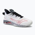 Scarpe da pallamano da uomo Mizuno Wave Mirage 5 bianco/salsa/nero