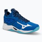 Scarpe da pallavolo da donna Mizuno Wave Dimension Mid blu mugen/bianco/blu estense