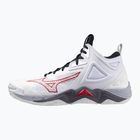 Scarpe da pallavolo Mizuno Wave Momentum 3 Mid bianco/salsa/nero