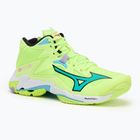 Mizuno Wave Lightning Z8 Mid scarpa da pallavolo neo lime/nero/splish splash