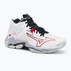 Scarpe da pallavolo Mizuno Wave Lightning Z8 Mid bianco/salsa/nero