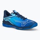Scarpe da tennis da uomo Mizuno Wave Exceed Tour 6 AC blu mugen/bianco/azzurro vestito