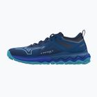 Scarpe da corsa da uomo Mizuno Wave Ibuki 4 GTX blu classico/bianco/blu fiume