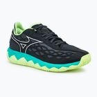 Scarpe da tennis da uomo Mizuno Wave Enforce Tour CC nero/bianco/mizuno neo lime