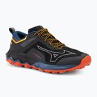 Scarpe da corsa da uomo Mizuno Wave Ibuki 4 ebano/bianco/arancio piccante