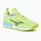 Scarpe da pallavolo da uomo Mizuno Wave Luminous 3 neo lime/nero/splish splash