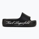 Infradito donna KARL LAGERFELD Kobo II Hotel Logo nero eco eva