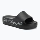 Infradito donna KARL LAGERFELD Kobo II Hotel Logo nero eco eva