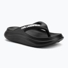 Infradito da donna KARL LAGERFELD Skoona II Hotel Thong in gomma nera