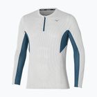 Uomo running Longsleeve Mizuno Dryaeroflow Half Zip nimbus cloud