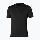 Maglietta da corsa da uomo Mizuno Core Tee nero