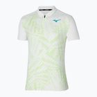 Polo tennis uomo Mizuno Mugen Shadow Polo bianco