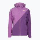 Giacca da tennis da donna Mizuno Mugen con cappuccio viola patrizio