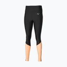 Leggings da corsa da donna Mizuno Impulse Core Long nero/albicocca ghiaccio