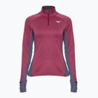 Felpa running donna Mizuno Warmalite Half Zip viola quarzo