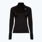 Felpa running donna Mizuno Warmalite Half Zip nero