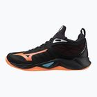 Scarpe da pallavolo Mizuno Wave Dimension nero/fiamma di neon/blu pavone