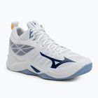 Scarpe da pallavolo Mizuno Wave Dimension Mid bianche/blu bellwether/belairblu
