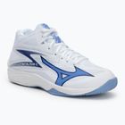 Scarpa da pallavolo Mizuno Thunder Blade Z Mid bianco/blu scuro/blu scuro