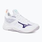 Scarpe da pallavolo Mizuno Wave Dimension bianco/viola indaco/rosa camelia