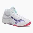 Scarpe da pallavolo da donna Mizuno Thunder Blade Z Mid bianco/viola indaco/camellaros