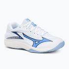 Scarpe da pallavolo per bambini Mizuno Lightning Star Z7 bianco/blu/bel air blue