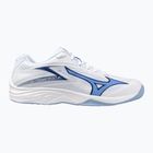 Scarpe da pallavolo per bambini Mizuno Lightning Star Z7 bianco/blu/bel air blue