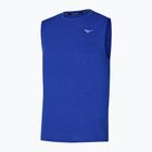Canotta da running da uomo Mizuno Impulse Core senza maniche blu reflex