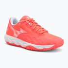 Scarpe da tennis da donna Mizuno Wave Enforce Court CC W calypso coral/white/barely pink
