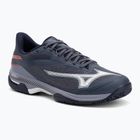 Mizuno Wave Exceed Court CC scarpe da tennis odissea grigio/bianco/blu granito