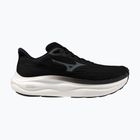 Scarpe da corsa da uomo Mizuno Wave Sky 9 nero/grigio metallizzato/sabbia nera