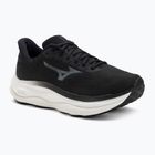Scarpe da corsa da uomo Mizuno Wave Sky 9 nero/grigio metallizzato/sabbia nera