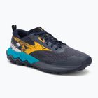 Scarpe da corsa da uomo Mizuno Wave Ibuki 5 GTX odyssey grigio/citrus/blu baritone