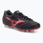 Scarpe da calcio Mizuno Morelia II Pro FG uomo nero/morelia 40° rosso/nero sabbia