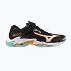 Scarpe da pallavolo Mizuno Wave Lightning Z8 nero/tangelo/verde ghiaccio