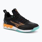 Scarpe da pallavolo Mizuno Wave Luminous 3 nero/tangelo/verde ghiaccio
