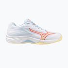 Scarpe da pallavolo donna Mizuno Thunder Blade Z bianco/calipso coral/pale banana