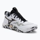 Scarpe da pallavolo Mizuno Wave Momentum Elite white/black/ge gold