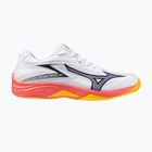 Scarpe da pallavolo Mizuno Lightning Star Z7 bianco/fuoco corallo 2/citrus per bambini