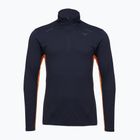 Maglia running uomo manica lunga Mizuno Tech Thermal Charge Half Zip baritone blue