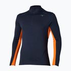Maglia running uomo manica lunga Mizuno Tech Thermal Charge Half Zip baritone blue