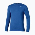 Maglietta Mizuno Core Impulse Tee a maniche lunghe da uomo, blu sodalite