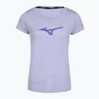 Maglietta da corsa da donna Mizuno Core Runbird Tee blu islandese