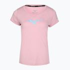 Maglietta da running da donna Mizuno Core Runbird Tee color malva sbiancato