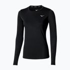 Maglietta Mizuno Core Impulse a maniche lunghe da donna, nero