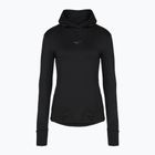 Felpa running donna Mizuno Active Warm Hooded black