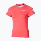 Maglia da tennis donna Mizuno Daybreakers Printed calypso coral